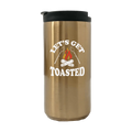 Let's Get Toasted Camping Fireplace 14oz Coffee Tumbler